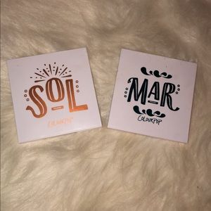 Colourpop “Sol + Mar” palettes